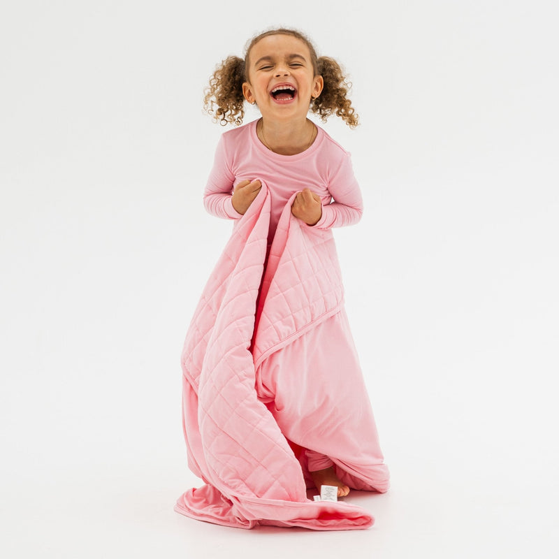 Pink Blossom Blanket - Bam & Stitch