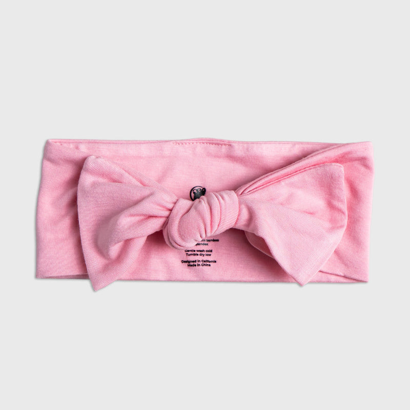 Pink Blossom Bow Headband - Bam & Stitch