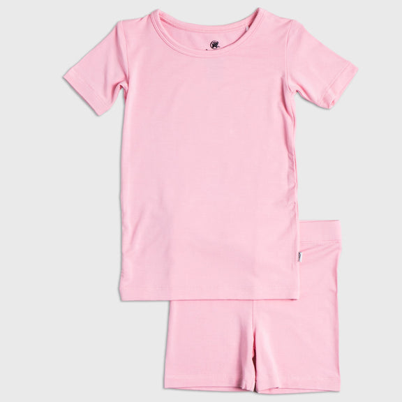 Pink Blossom Short Sleeve Pajamas - Bam & Stitch