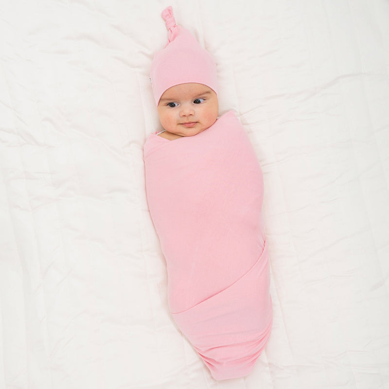 Pink Blossom Swaddle - Bam & Stitch