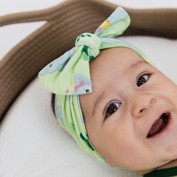Playfully Strong Bow Headband - Bam & Stitch