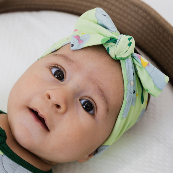 Playfully Strong Bow Headband - Bam & Stitch