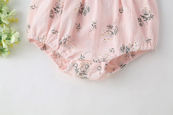 Baby Girl Floral Print Round-Collared Combo Headband, MyKids-USA®, Baby & Toddler Outfits, MyKids-USA -  -  -  -  -  -  - 