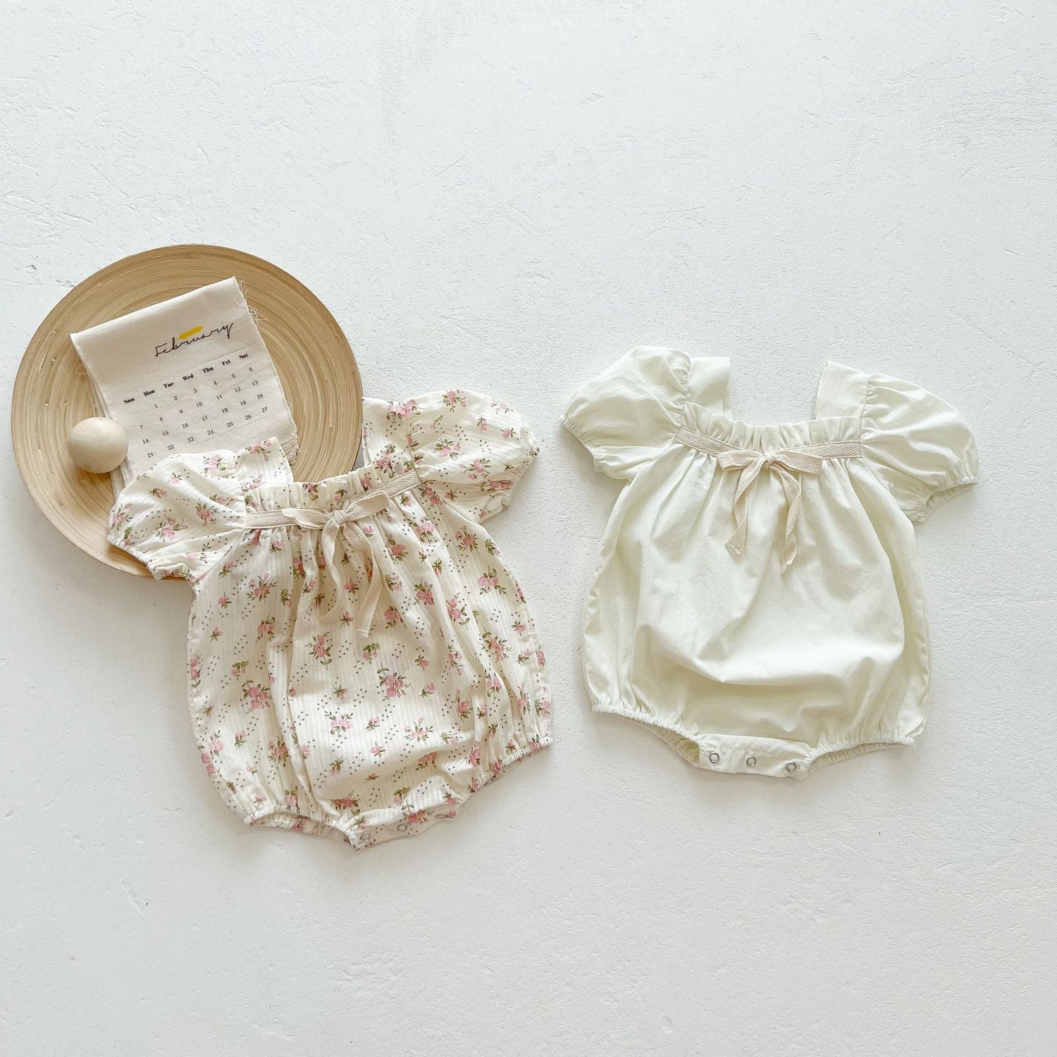 Baby Girl Lovely Bow-Tie Short-Sleeved Onesies, MyKids-USA®, Baby & Toddler Outfits, MyKids-USA -  -  -  -  -  -  - 