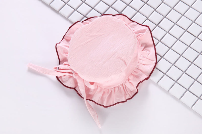 Baby 1pcs Contrast Tape Patched Frill Trim Sleeveless Onesies & Hat, MyKids-USA®, Baby One-Pieces, MyKids-USA -  -  -  -  -  -  - 