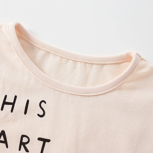 Baby Girl Heart Pattern Long Sleeve Kids Valentine Day Shirt, MyKids-USA®, Baby & Toddler Outerwear, MyKids-USA -  -  -  -  -  -  - 
