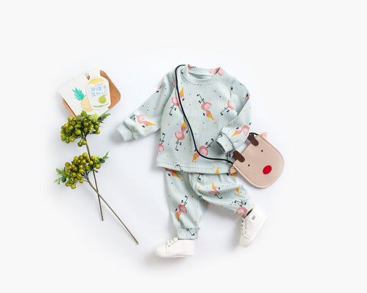 Baby 2pcs Cartoon Graphic Soft Cotton Shirt Combo Pants Sets Tracksuit, MyKids-USA®, Baby & Toddler Outfits, MyKids-USA -  -  -  -  -  -  - 