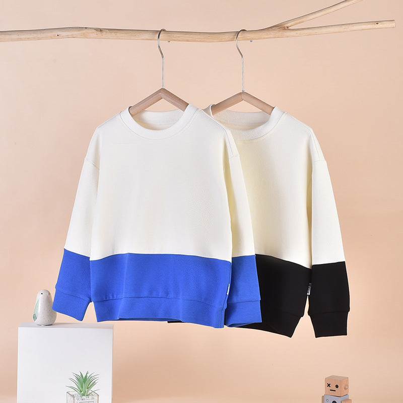 Baby Boy And Girl Colorblock Design Long Sleeve Pullover Hoodies, MyKids-USA®, Baby & Toddler Outerwear, MyKids-USA -  -  -  -  -  -  - 