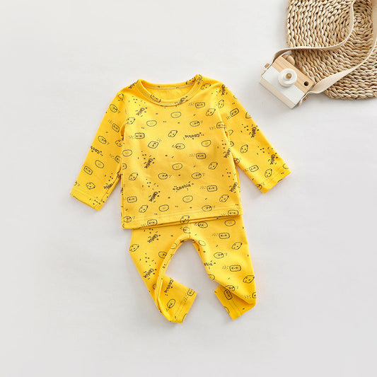 Baby All Over Print Pattern Tops Combo Pants Lovely Sets Home Clothes, MyKids-USA®, Baby & Toddler Outfits, MyKids-USA -  -  -  -  -  -  - 