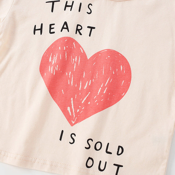 Baby Girl Heart Pattern Long Sleeve Kids Valentine Day Shirt, MyKids-USA®, Baby & Toddler Outerwear, MyKids-USA -  -  -  -  -  -  - 