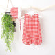 Baby Girl Grid Pattern Ruffles Collar Sleeveless Romper, MyKids-USA®, Baby & Toddler Outfits, MyKids-USA - Size/Age - 66 (3-6M) - Color - Red -  -  - SH2203241553