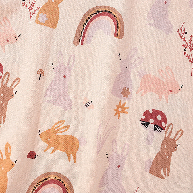 Baby Girl Cartoon Bunny Print Pattern Soft Cotton Comfortable Shirt, MyKids-USA®, Baby & Toddler Outerwear, MyKids-USA -  -  -  -  -  -  - 