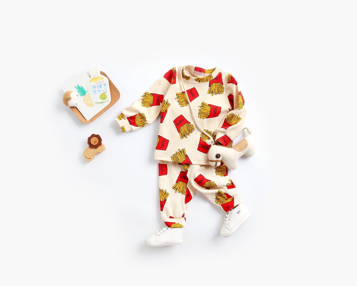 Baby 2pcs Cartoon Graphic Soft Cotton Shirt Combo Pants Sets Tracksuit, MyKids-USA®, Baby & Toddler Outfits, MyKids-USA -  -  -  -  -  -  - 