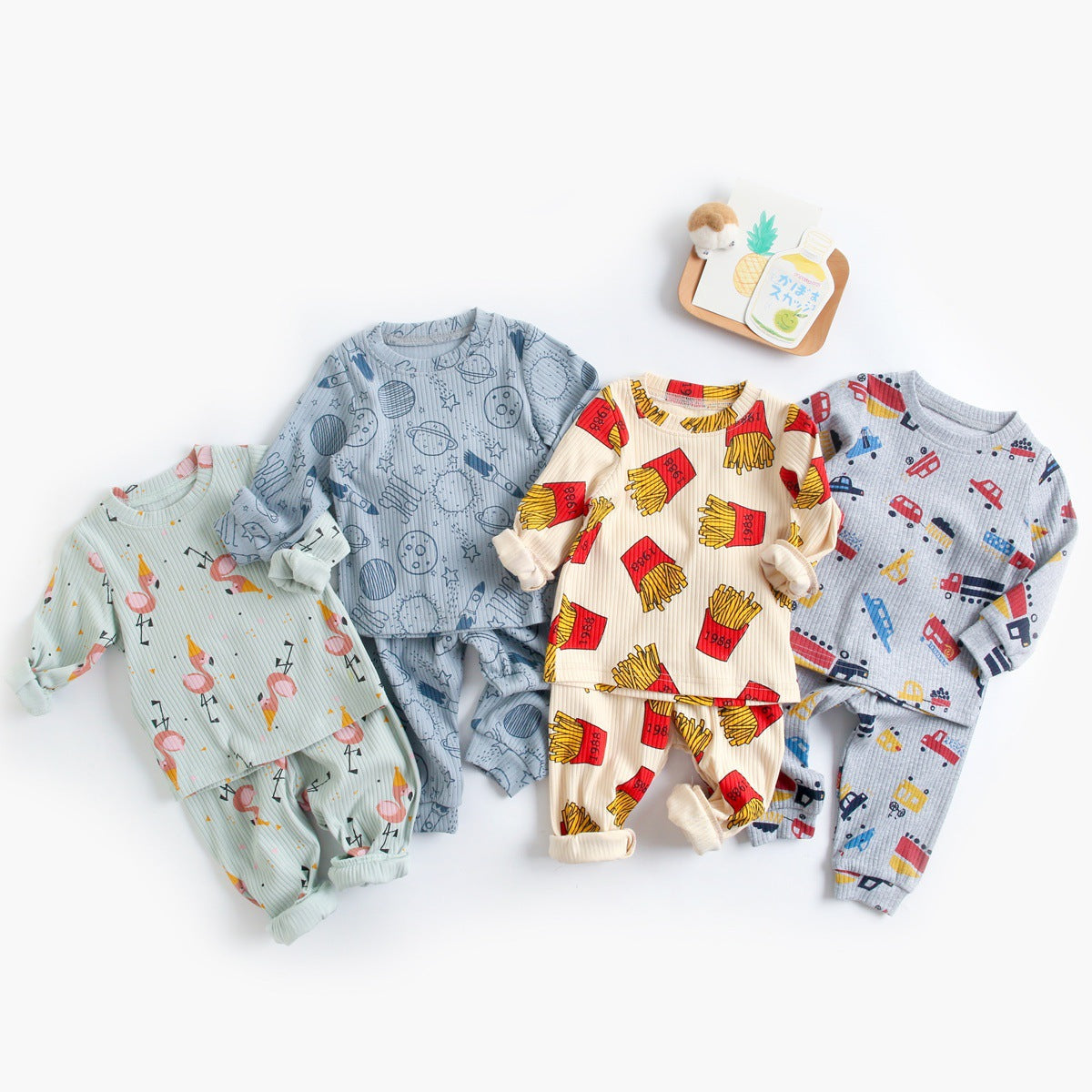Baby 2pcs Cartoon Graphic Soft Cotton Shirt Combo Pants Sets Tracksuit, MyKids-USA®, Baby & Toddler Outfits, MyKids-USA -  -  -  -  -  -  - 