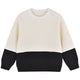 Baby Boy And Girl Colorblock Design Long Sleeve Pullover Hoodies, MyKids-USA®, Baby & Toddler Outerwear, MyKids-USA - Size/Age - 100 (2-3Y) - Color - Black -  -  - JM2207271707-A
