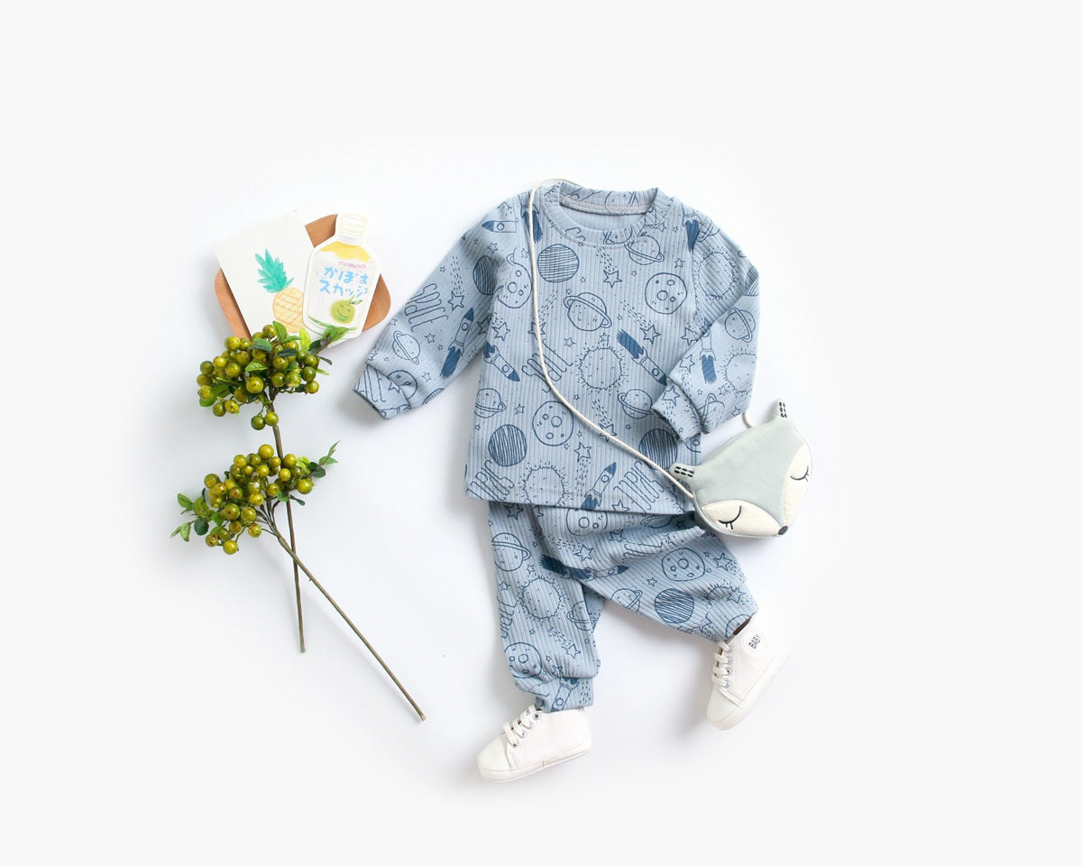 Baby 2pcs Cartoon Graphic Soft Cotton Shirt Combo Pants Sets Tracksuit, MyKids-USA®, Baby & Toddler Outfits, MyKids-USA -  -  -  -  -  -  - 