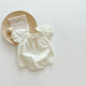 Baby Girl Lovely Bow-Tie Short-Sleeved Onesies, MyKids-USA®, Baby & Toddler Outfits, MyKids-USA - Size/Age - 66 (3-6M) - Color - Beige -  -  - SH2203121141-A