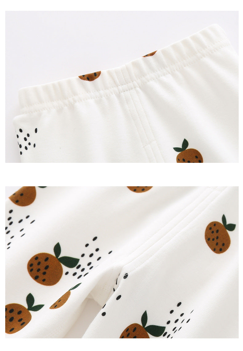 Baby Allover Fruit Graphic Trousers Long Pant, MyKids-USA®, Baby & Toddler Bottoms, MyKids-USA -  -  -  -  -  -  - 