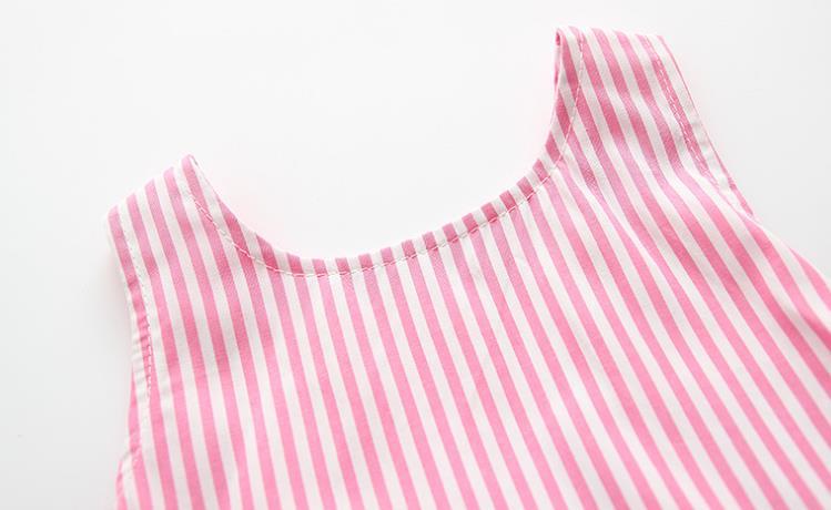 Baby Girl Striped Pattern Dress Combo Short Pants In Sets, MyKids-USA®, Baby & Toddler Outfits, MyKids-USA -  -  -  -  -  -  - 