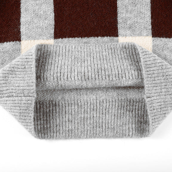 Baby Boy Plaid Graphic O-Neck Long Sleeves Western Classic Sweater, MyKids-USA®, Baby & Toddler Outerwear, MyKids-USA -  -  -  -  -  -  - 