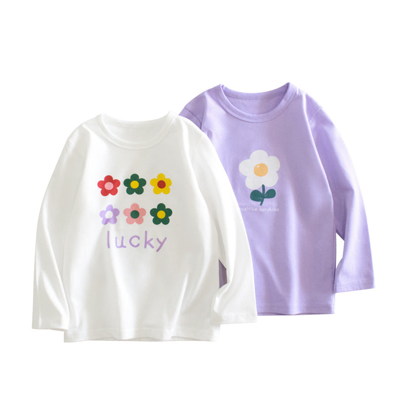 Baby Girl Floral Print Pattern Long Sleeve Autumn Cotton Shirt, MyKids-USA®, Baby & Toddler Outerwear, MyKids-USA -  -  -  -  -  -  - 