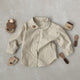 Baby Boy Solid Color Bear Patched Pattern Single Breasted Design Lapel Long Sleeves Shirt, MyKids-USA®, Baby & Toddler Outerwear, MyKids-USA - Size/Age - 73 (6-9M) - Color - Apricot -  -  - JM2206271357