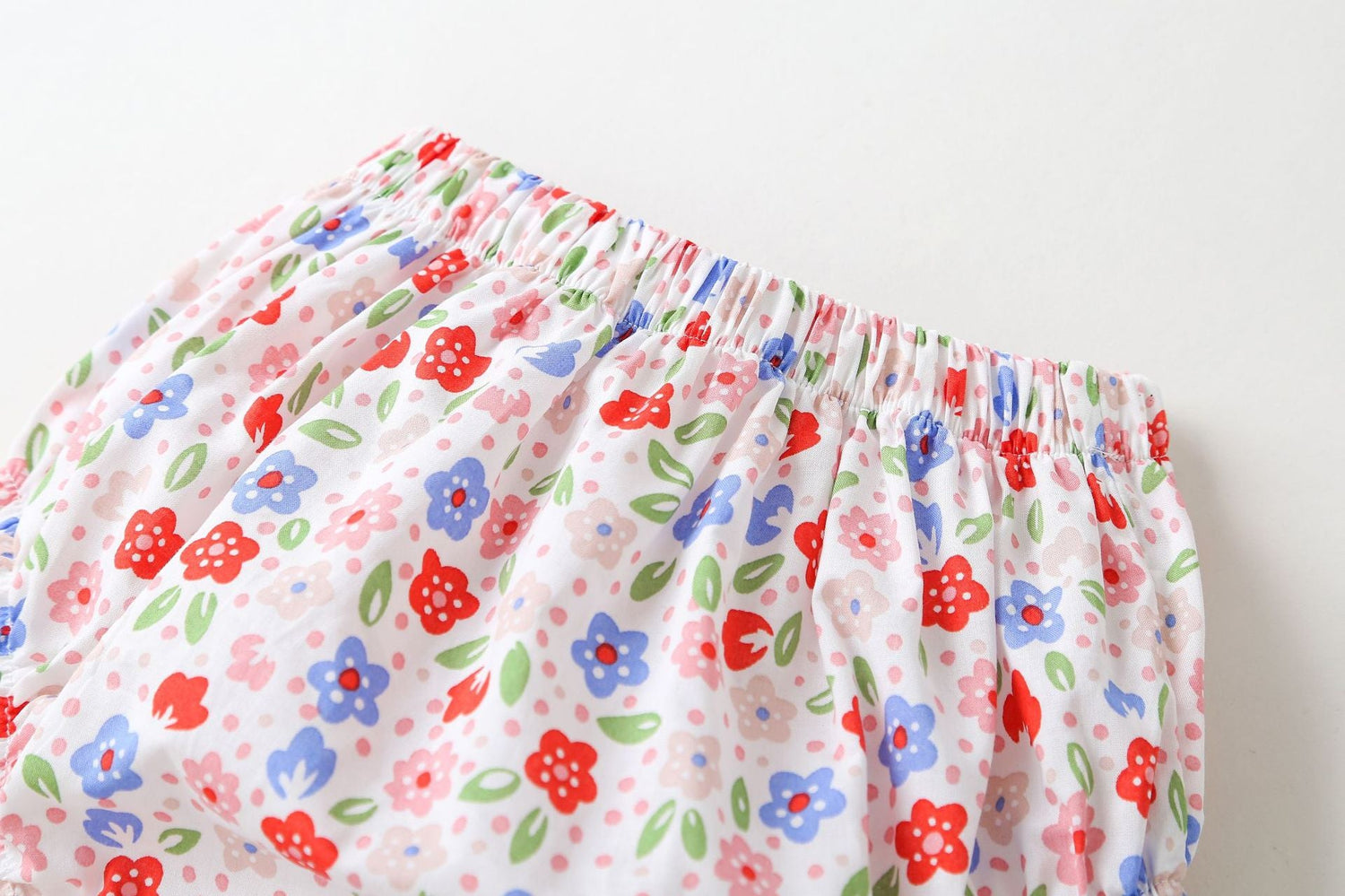Baby Girls Floral Print Pattern With Bow Tie Design Round Collar Sleeveless Princess Newborn Onesies Dress, MyKids-USA®, Baby & Toddler Outerwear, MyKids-USA -  -  -  -  -  -  - 