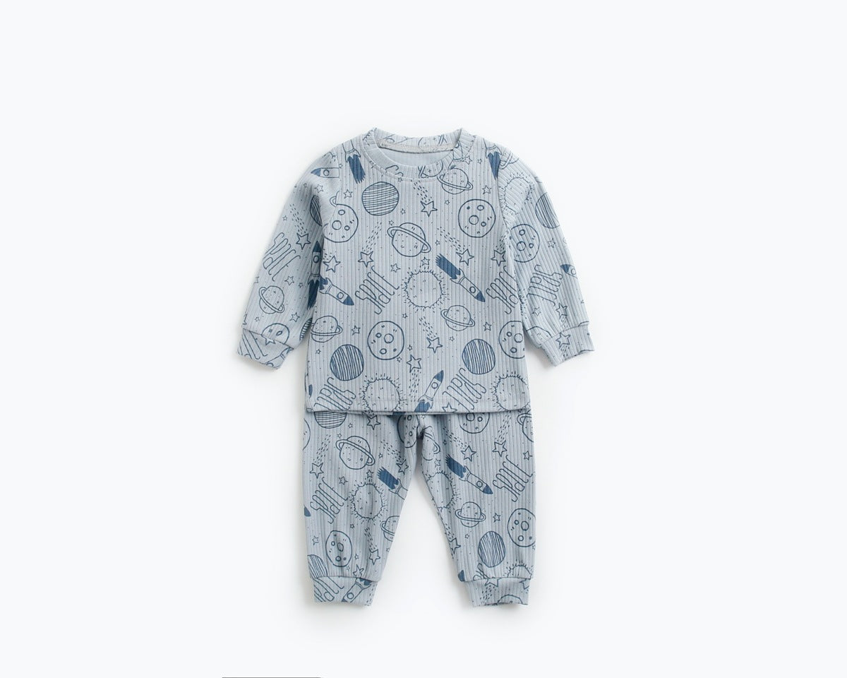 Baby 2pcs Cartoon Graphic Soft Cotton Shirt Combo Pants Sets Tracksuit, MyKids-USA®, Baby & Toddler Outfits, MyKids-USA - Size/Age - 66 (3-6M) - Color - Blue -  -  - JM2206142028