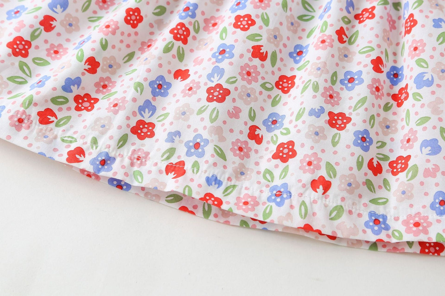 Baby Girls Floral Print Pattern With Bow Tie Design Round Collar Sleeveless Princess Newborn Onesies Dress, MyKids-USA®, Baby & Toddler Outerwear, MyKids-USA -  -  -  -  -  -  - 