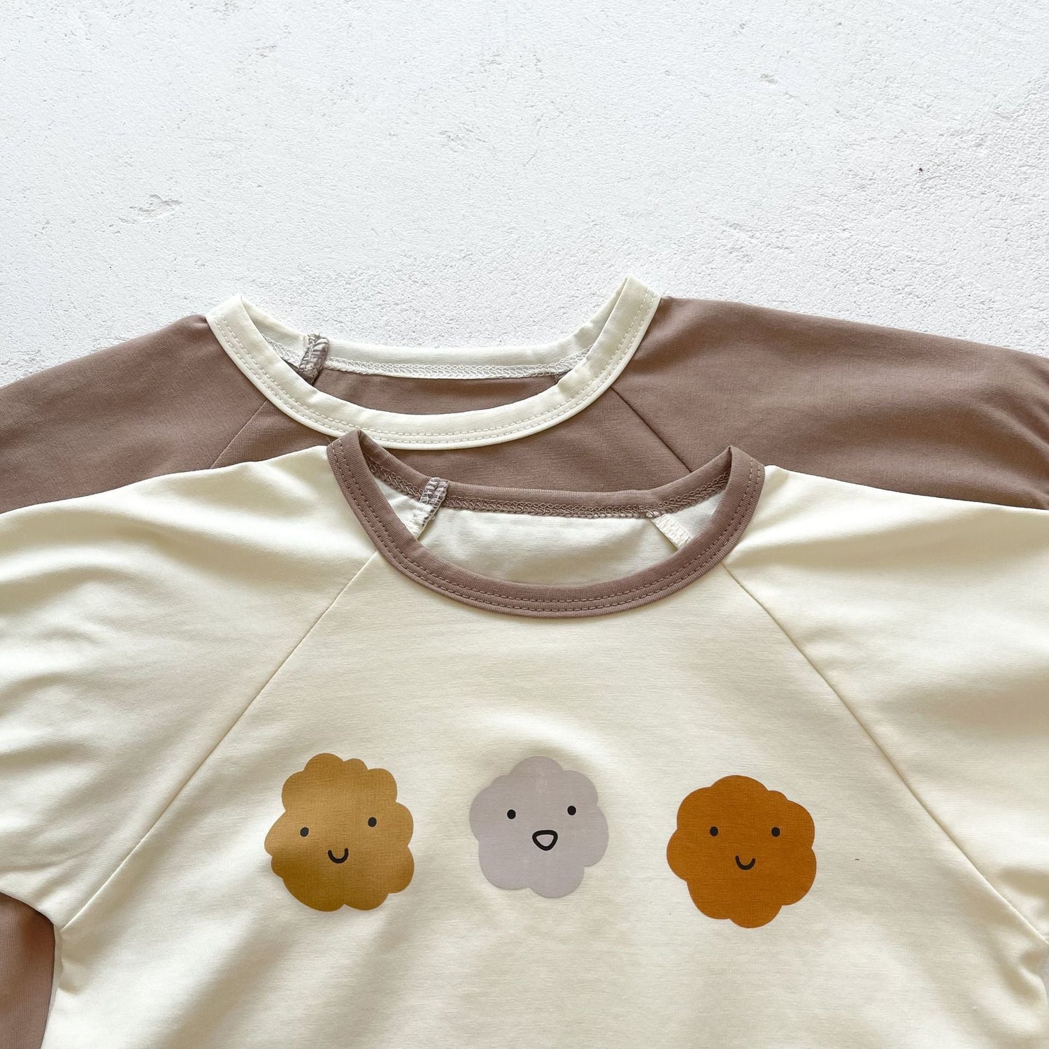 Baby Girl Cute Smile Face Print Short-Sleeved Round Collar Simpfy Onesies, MyKids-USA®, Baby & Toddler Outfits, MyKids-USA -  -  -  -  -  -  - 