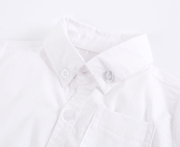 Baby Boy Solid Color Buttoned Shirt With Pockets Short Sleeve Onesies Online In Summer, MyKids-USA®, Baby One-Pieces, MyKids-USA -  -  -  -  -  -  - 