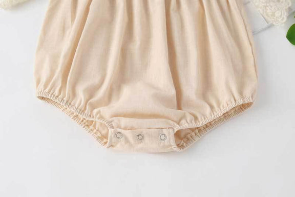 Baby Girl Lace-Sleeved Combo Lace-Collared Solid Onesies, MyKids-USA®, Baby & Toddler Outfits, MyKids-USA -  -  -  -  -  -  - 