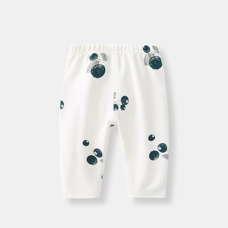 Baby 1pcs Allover Fruit Graphic Long Sleeve Bottoming Shirt & Trousers Sets, MyKids-USA®, Baby & Toddler Outfits, MyKids-USA -  -  -  -  -  -  - 