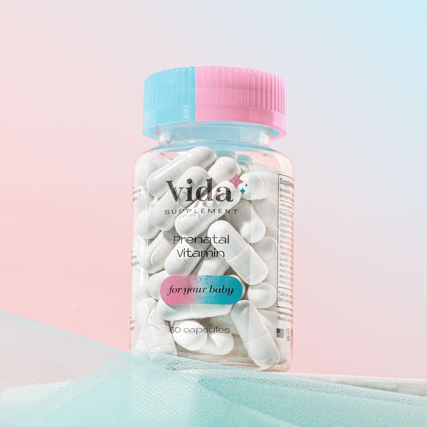 Prenatal – Nutrient Support for Mom & Baby by Vida Supplement