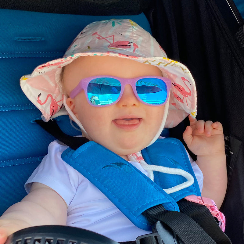 Punky Brewster Baby Sunglasses – Purple Glitter by ro•sham•bo eyewear