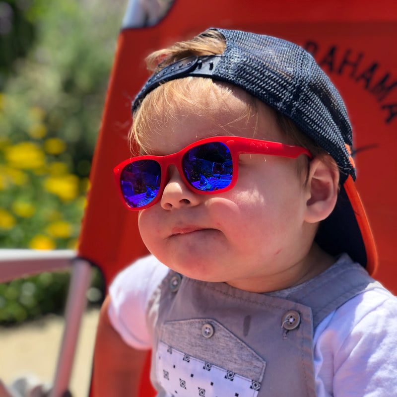 McFly Baby Sunglasses – Red Polarized Shades by ro•sham•bo eyewear