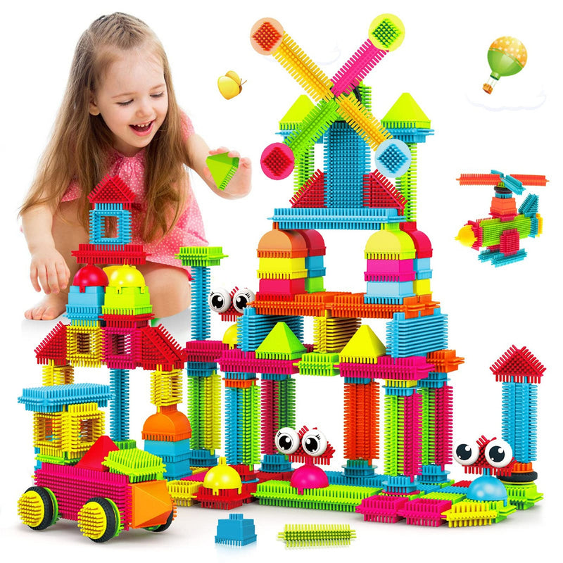 Contixo ST5 Bristle Shape 3D STEM Building Tiles (144 Pieces)