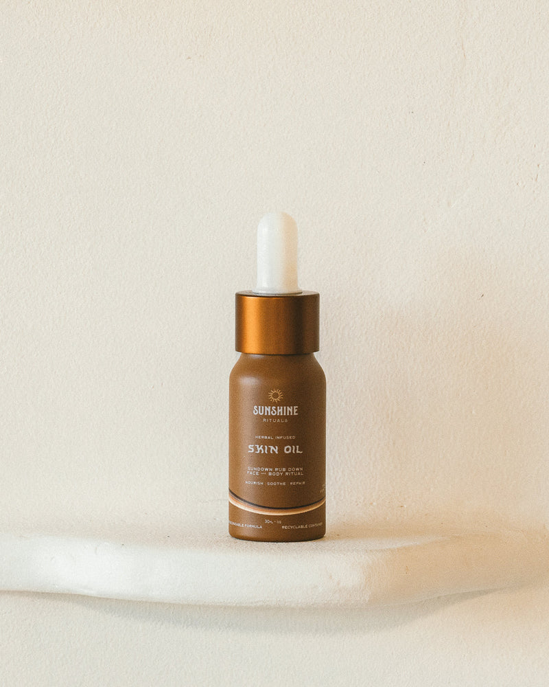 Sun-Kissed Herbal Skin Oil – Hydrate + Glow by Sunshine Rituals