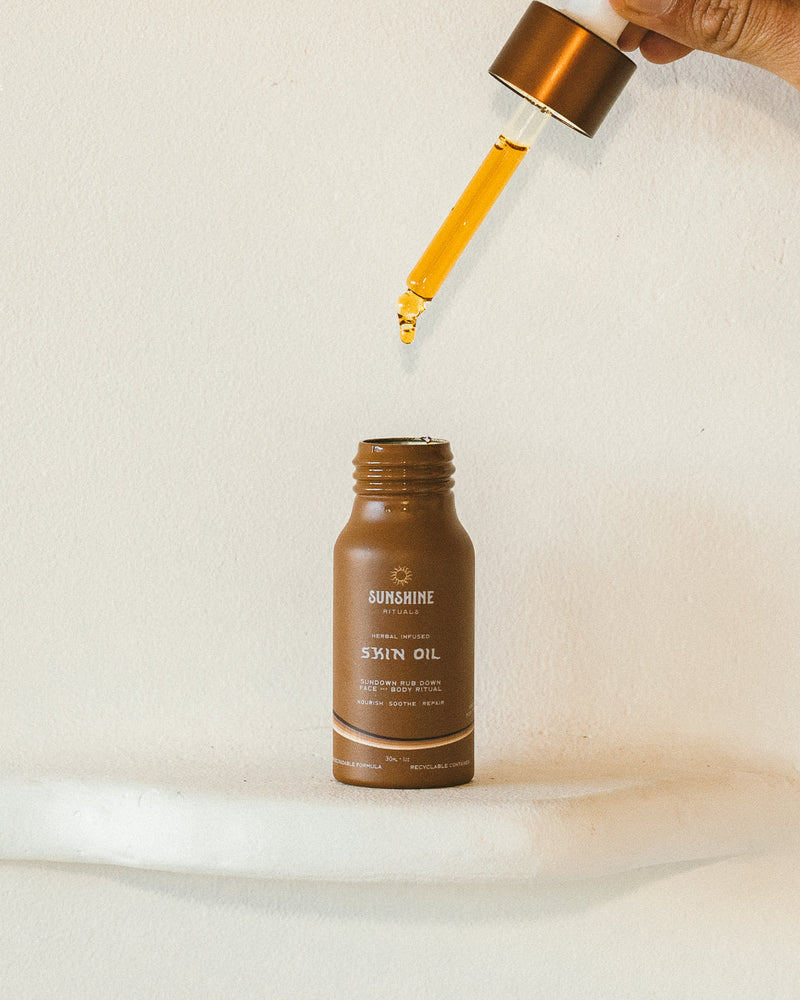 Sun-Kissed Herbal Skin Oil – Hydrate + Glow by Sunshine Rituals