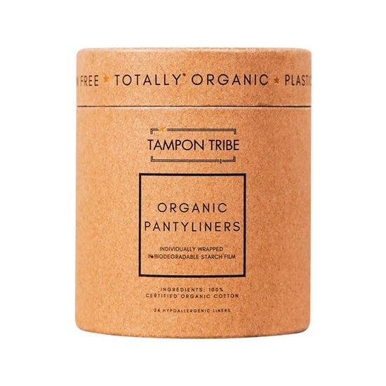 Organic Cotton Pantyliners – 24ct Tube by Tampon Tribe