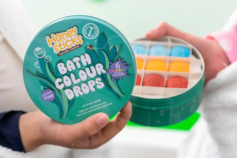 Ultimate Bath Art Set – Non-Toxic Crayons & Drops for Kids by Honeysticks USA