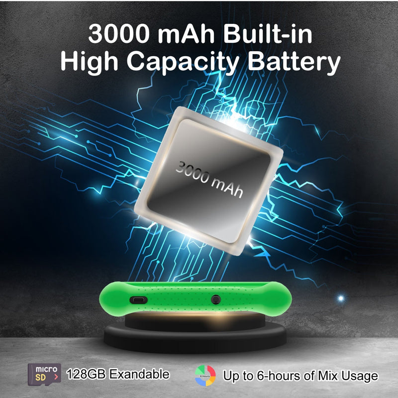 Contixo V10 7″ Kids Tablet Bundle with Bluetooth Headphones, Tablet Bag & Stylus